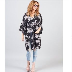 Maya Spiritual Gangsta Floral Kimono